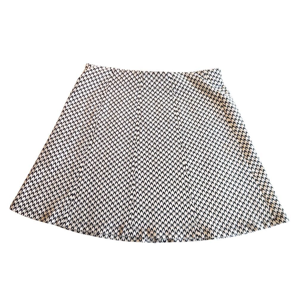LOFT White & Black A Lined Skirt Sz S, Classic Office Academic Librarian Core